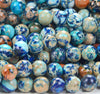 New Ocean Sea Sediment Imperial Jasper Gemstone Round 6MM 8MM Loose Beads (D290)