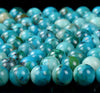 Natural Chrysocolla Gemstone Grade AA Round 5MM 6MM 7MM 8MM 9MM 10MM 11MM 12MM 13MM 14MM Loose Beads (D314)