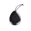 30x40MM Natural Smooth Shungite Gemstone Grade AAA Teardrop Pendant 1 Bead (80008563-D49)