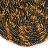 4MM Natural Multi Color Green Yellow Tourmaline Gemstone Grade AAA Micro Faceted Round Loose Beads 15 inch Full Strand (80009364-P27)