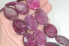30X22mm Voilet Purple Lepidolite Gemstone Grade AA Oval Loose Beads 8 inch Half Strand (90187969-708B)