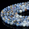 4MM Natural Kyanite Gemstone Grade A Micro Faceted Round Loose Beads 15 inch Full Strand (80017286-P74)
