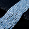 2MM Natural Aquamarine Gemstone Grade AAA Micro Faceted Diamond Cut Cube Loose Beads 15 inch Full Strand (80009235-P43)