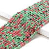 3MM Natural Ruby Zoisite Gemstone Grade AAA Micro Faceted Round Loose Beads 15 inch Full Strand (80016261-P53)