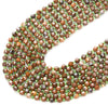 6MM Natural African Green Opal Gemstone Grade AAA Faceted Prism Double Point Cut Loose Beads (D213)