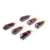 49X15MM Natural Red Tiger Eye Gemstone Perfume Bottle Pendant Faceted Point, Essential Oil Bottle Beads 1 Bead (80017252-P71)