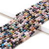 4MM Natural Multi Color Mix Stones Gemstone Grade Micro Faceted Round Loose Beads 15 inch Full Strand (80016320-P56)