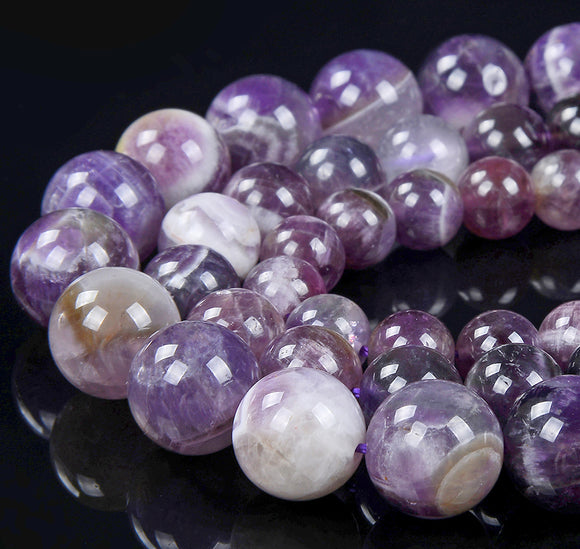 Natural Chevron Amethyst Gemstone Grade A Round 6MM 8MM 10MM 11MM 12MM 13MM 14MM Loose Beads (D318)