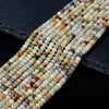 4X3MM Natural Multi Color Amazonite Gemstone Grade AA Micro Faceted Rondelle Loose Beads (P36)
