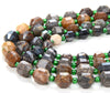 Natural Turquoise Gemstone Grade A Faceted Prism Double Point Cut 6MM 7MM 8MM Loose Beads (D214)