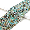3MM Natural Chrysocolla Gemstone Grade A Micro Faceted Round Loose Beads 15 inch Full Strand (80016211-P49)