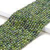 4MM Natural Nephrite Jade Gemstone Grade A Micro Faceted Round Loose Beads 15 inch Full Strand (80016227-P51)