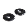 40MM Natural Smooth Shungite Gemstone Grade AAA Donut Pendant 1 Bead (80008560-D48)