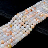 5-6MM Pink Botswana Agate Gemstone Grade AA Micro Faceted Round Loose Beads 15 inch Full Strand (80016340-P58)