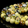 New Found Rare Natural Australia Iron Turquoise Gemstone Round 3MM 4MM 5MM 6MM 7MM Loose Beads (D393)