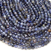 3MM Natural Iolite Gemstone Grade AA Micro Faceted Round Loose Beads 15.5 inch Full Strand (80009418-P31)
