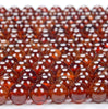 Natural Hessonite Garnet Gemstone Grade AAA Round 3MM 4MM 5MM 6MM 7MM 8MM 9MM Loose Beads (D297)