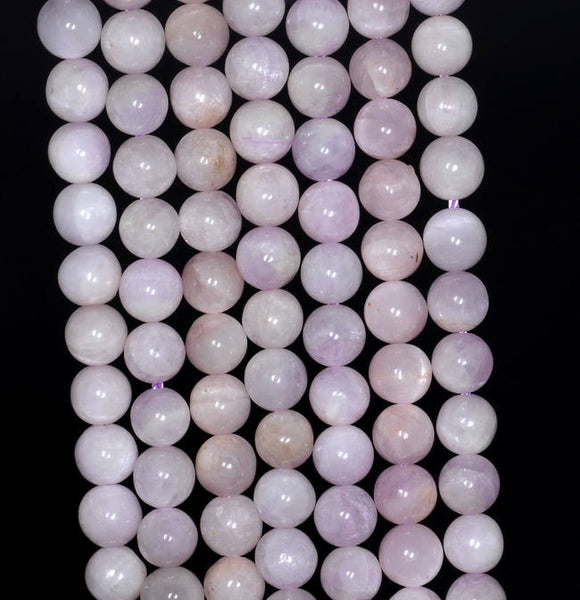6mm Natural Kunzite Gemstone Grade A Lavender Purple Round Loose Beads 15.5 inch Full Strand (80003075-217)