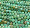 8mm Green Turquoise Howlite Gemstone Grade Aaa Round Loose Beads 15.5 Inch Full Strand (80007349-A256)