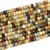 12X7MM Natural Afghanistan Jade Gemstone Grade AAA Faceted Rondelle Loose Beads (D347)