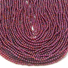 3MM Natural Red Garnet Gemstone Grade AAA Round Loose Beads 15 inch Full Strand (80016370-P60)