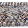 8MM Rare Natural Black lepidocrocite Quartz Gemstone Grade AAA Round Loose Beads (D311)