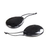 30x40MM Natural Smooth Shungite Gemstone Grade AAA Teardrop Pendant 1 Bead (80008563-D49)