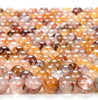 Natural Golden Red Hematoid Gemstone Grade AA Round 8MM 10MM 11MM 12MM 14MM oose Beads (D278)