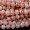 Natural Sunstone Lepidocrocite Gemstone Grade A Round 6MM 7MM 8MM 9MM 10MM 11MM Loose Beads (D246)