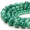 Natural Green Mica Muscovite in Fuchsite Emerald Light Green Gemstone Grade AAA Round 6MM 8MM 10MM  Loose Beads (D260)
