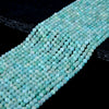 3MM Blue Green Natural Amazonite Gemstone Grade AAA Micro Faceted Round Loose Beads 15.5 inch Full Strand (80008874-P13)