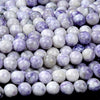 Natural Purple Tiffany Jasper Gemstone Grade AAA Round 5MM 6MM 8MM 10MM Loose Beads (D393)
