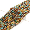 4MM Natural Turquoise Gemstone Grade AA Micro Faceted Round Loose Beads 15 inch Full Strand (80016236-P51)