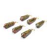 50X15MM Natural Unakite Gemstone Perfume Bottle Pendant Faceted Point, Essential Oil Bottle Beads 1 Bead (80017253-P71)