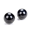 40MM Natural Smooth Shungite Gemstone Grade AAA Sphere Ball 1 Bead (80008561-D49)
