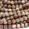 Natural Yellow Green Australian Opal Gemstone Grade AAA Round 6MM 8MM Loose Beads (D309)