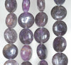 12mm Dark Purple Lepidolite Gemstone Grade AB Flat Round Loose Beads 8 inch Half Strand (90187865-655)