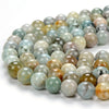 10MM Natural Aquamarine Gemstone Grade A Round Loose Beads (D408)