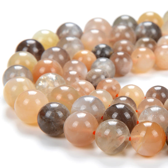 Natural Sunstone Gemstone Round 7MM 8MM 10MM Loose Beads (D290)