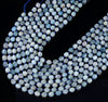 6MM Natural Aquamarine Gemstone Grade AA Faceted Prism Double Point Cut Loose Beads (D212)