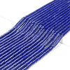4X2MM Treated Lapis Gemstone Rondelle Heshi Slice Loose Beads (D348)