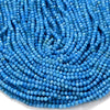 3MM Sea Apatite Gemstone Micro Faceted Round Loose Beads 15 inch Full Strand (80016221-P50)
