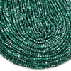 2MM Natural Malachite Gemstone Grade AA Micro Faceted Diamond Cut Cube Loose Beads (P42)