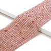 3X2MM Natural Strawberry Lepidocrocite Quartz Gemstone Grade AAA Micro Faceted Rondelle Loose Beads 15 inch Full Strand (80016387-P61)