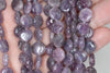 10mm Purple Lepidolite Gemstone Grade A Flat Round Loose Beads 16 inch Full Strand (90188410-655)