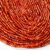 2MM Natural Canadian Red Agate Gemstone Grade AAA Micro Faceted Diamond Cut Cube Loose Beads (P42)
