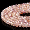 4X3MM Natural Strawberry Lepidocrocite Quartz Gemstone Grade AA Micro Faceted Rondelle Loose Beads 15 inch Full Strand (80016401-P62)