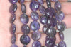 12mm Dark Purple Lepidolite Gemstone Grade AB Flat Round Loose Beads 16 inch Full Strand (90188306-656)