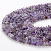 4X3MM Flower Amethyst Gemstone Grade AA Bicone Faceted Rondelle Saucer Loose Beads 15.5 inch Full Strand (80009278-P25)