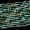 8X3MM Turquoise Green Brown Gemstone Round Loose Beads (D180)